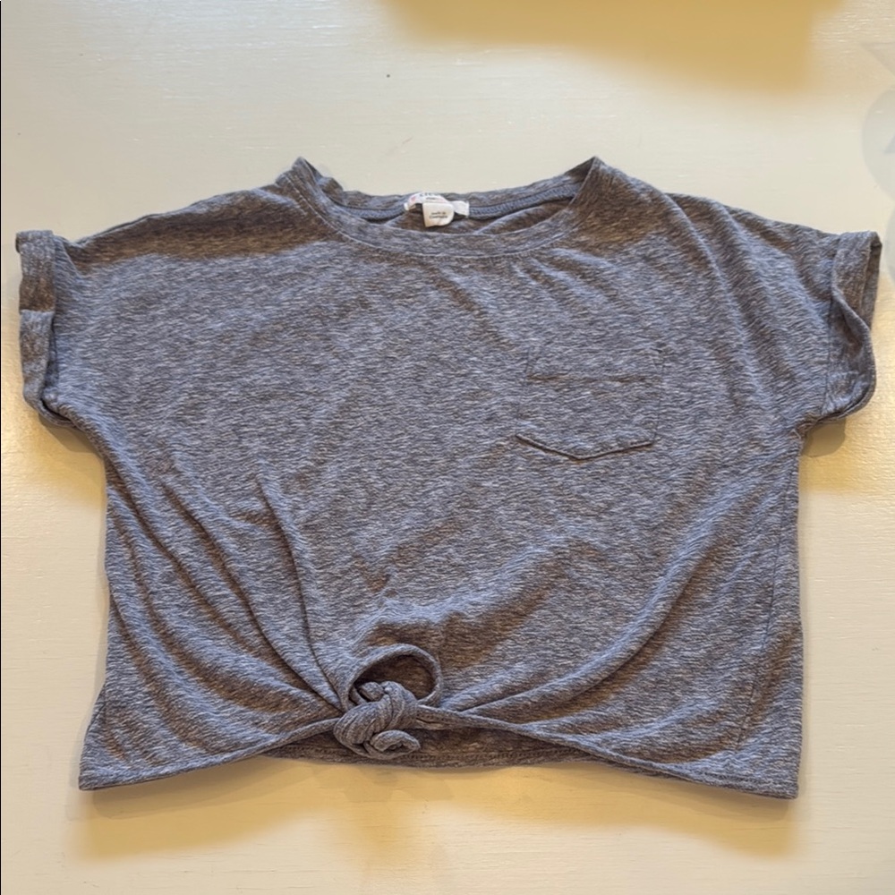 Crewcuts Gray Knotted T-Shirt